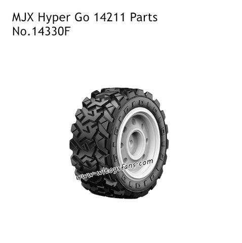 MJX Hyper Go 14211 Drift RC Car Parts Tires Wheel with Hubs 14330F