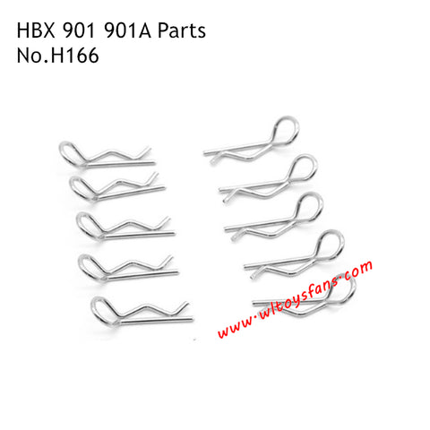 HBX 901 901A Parts Body Clips H166