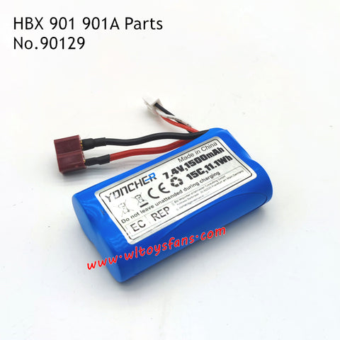 HBX 901 901A RC Car Parts 7.4V 1500mAh Battery 90129