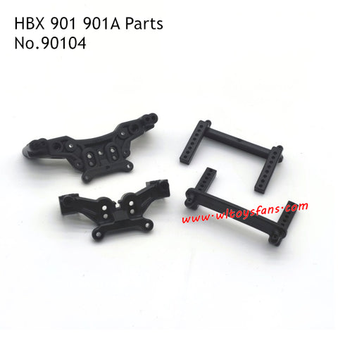 HBX 901 901A RC Car Parts Front Rear Shock Tower and Body Post 90104