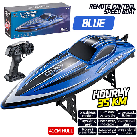 HXJ HJ818 2.4G 4WD Electric Remote Control Boat High Speed Boat for Children