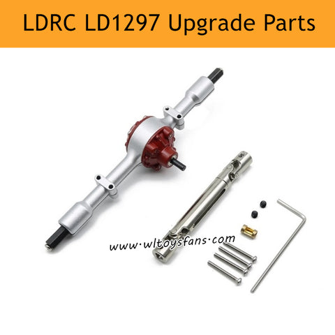 LDRC LD1297 RC Car Upgrade Parts Metal Rear Axle and Drive Shaft