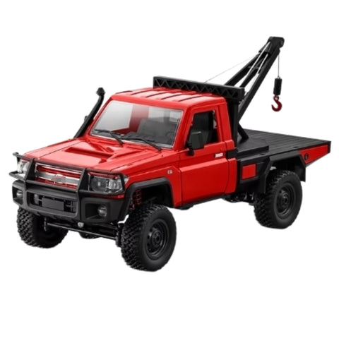 MN Model MN82T 1/12 Scale 2.4G 4WD RC Truck with Towing Crane for Outdoor Play