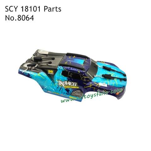 SUCHIYU 18101 RC Car Parts Body Shell Blue 8064