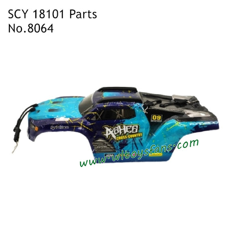 SUCHIYU 18101 RC Car Parts Body Shell Blue 8064
