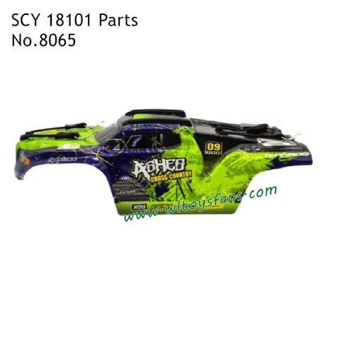 SUCHIYU 18101 RC Car Parts Body Shell Green 8065