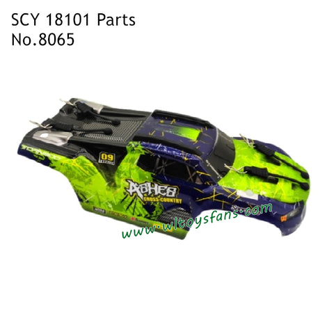 SUCHIYU 18101 RC Car Parts Body Shell Green 8065