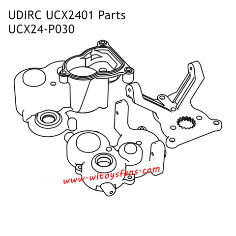 UDIRC UCX2401 Parts Differential Housing UCX24-P030