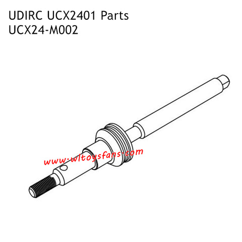 UDIRC UCX2401 Parts Front Long CVD Driveshaft UCX24-M002