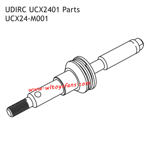 UDIRC UCX2401 Parts Front Short CVD Driveshaft UCX24-M001