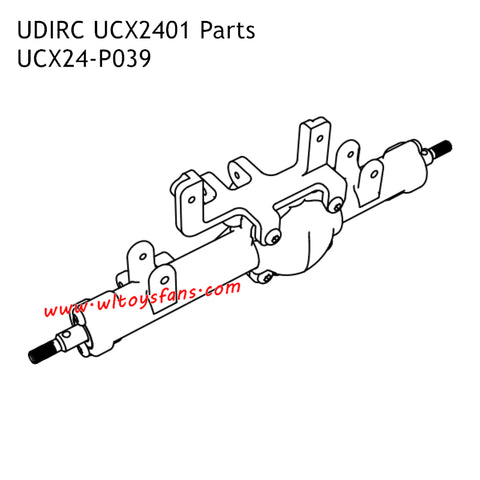 UDIRC UCX2401 Parts Rear Axle Assembly UCX24-P039