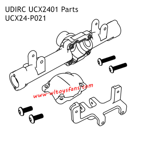 UDIRC UCX2401 Parts Rear Axle UCX24-P021