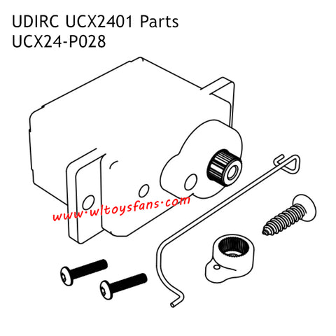 UDIRC UCX2401 Parts Variable Speed Servo UCX24-P028