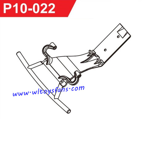 UDIRC UD1001 RC Car Parts Front Bumper P10-022