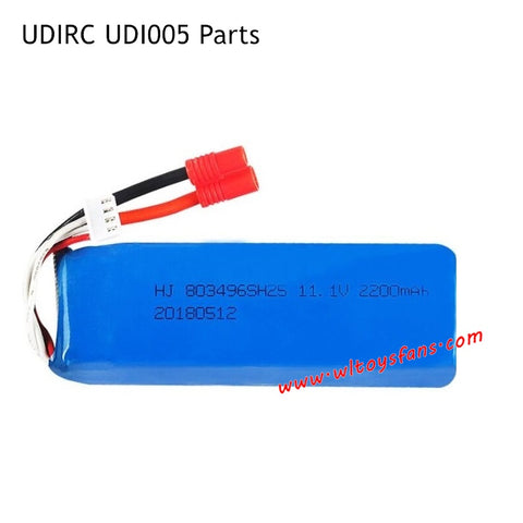 UDIRC UDI005 RC Boat Parts 11.1V 2200mah Battery Banana Plug