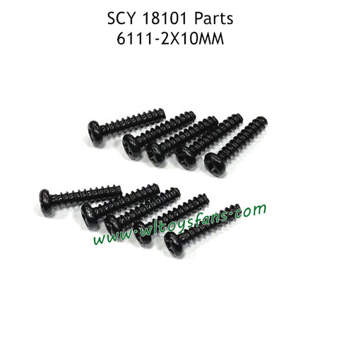 SUCHIYU 18101 Parts 2X10mm Screw 6111