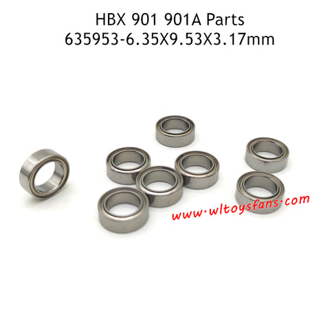 HBX 901 901A RC Car Parts 6.35X9.53X3.17mm Ball Bearings 635953