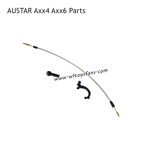 AUSTARHOBBY AXX4 AXX6 RC Truck Parts Differential Pull-Wire Front Axle Clear tube