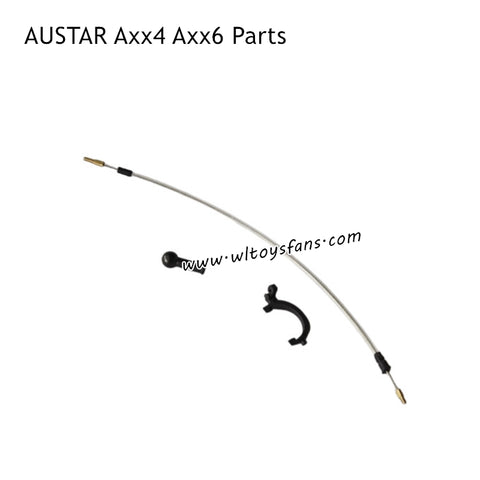 AUSTARHOBBY AXX4 AXX6 RC Truck Parts Differential Pull-Wire Rear Axle Clear Tube