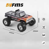 FMS F100 1/10 High Speed Brushless RC Car RTR