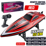 HONGXUNJIE HJ818 Pro Brushless Boat RC Sailing Boat Gifts for Boys and Girls