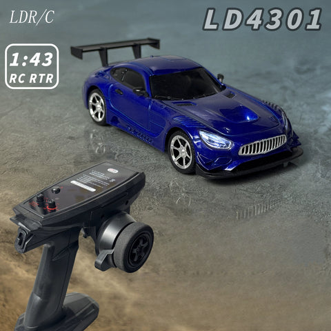 LDRC LD4301 High Speed Mini RC Car Blue