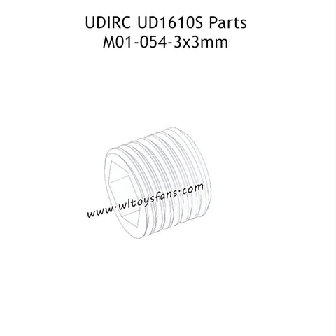 UDIRC UD1610 Pro RC Car Parts 3x3mm Set Screws M01-054