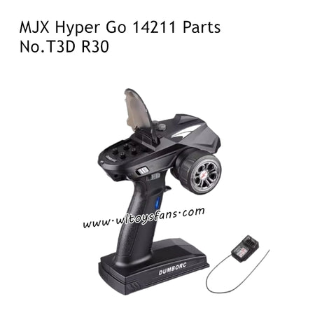 MJX Hyper Go 14211 RC Truck Parts Transmitter and Receiver T3D R30