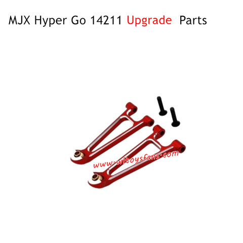 MJX Hyper Go 14211 Upgrade Parts Front Upper Swing Arms Red