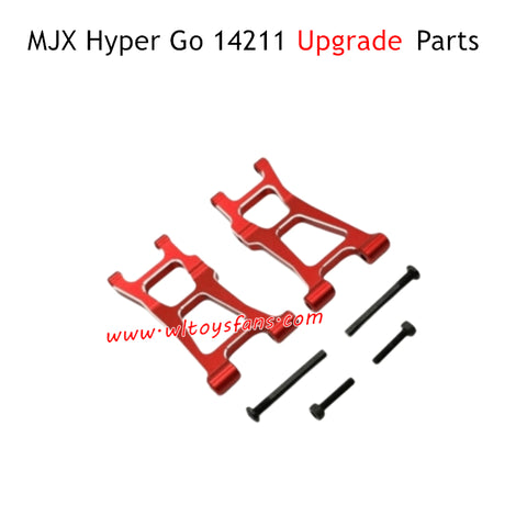 MJX Hyper Go 14211 Upgrade Parts Rear Lower Swing Arms Red