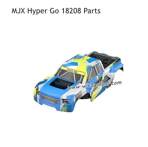 MJX Hyper Go 18208 RC Truck Parts Car Shell Blue