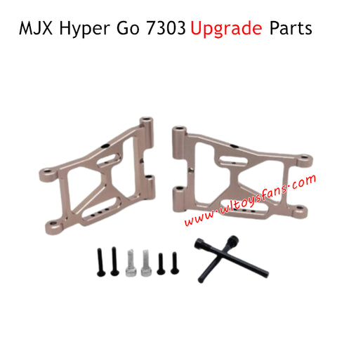 MJX Hyper Go 7303 Upgrade Parts Front Lower Swing Arms Champagne Gold