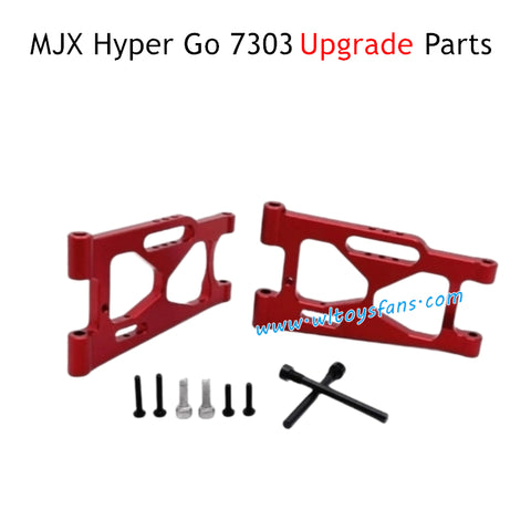 MJX Hyper Go 7303 Upgrade Parts Rear Lower Swing Arms Red P73250