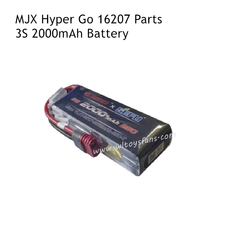 MJX Hyper Go 16207 RC Car Parts 3S 2000mAh Battery