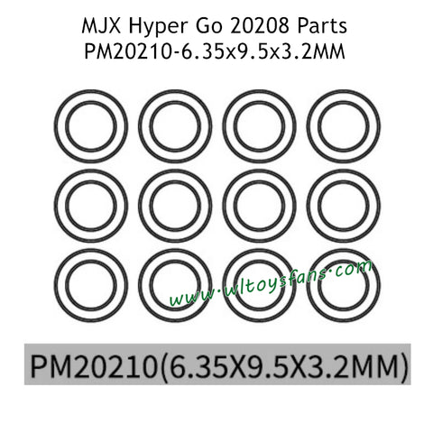 MJX Hyper Go 20208 Parts 6.35x9.5x3.2MM Bearing PM20210
