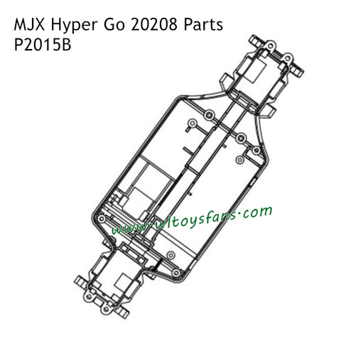 MJX Hyper Go 20208 Parts Bottom Frame P2015B