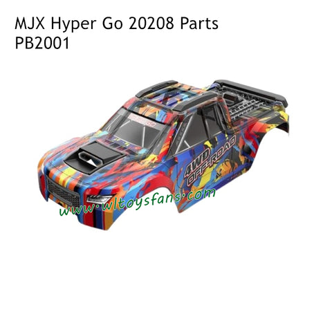 MJX Hyper Go 20208 Parts Car Shell PB2001