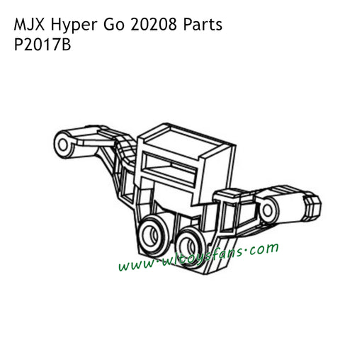 MJX Hyper Go 20208 Parts Front Shock Tower P2017B