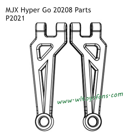 MJX Hyper Go 20208 Parts Front Upper Arms P2021