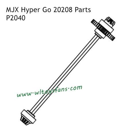 MJX Hyper Go 20208 Parts Gear Main Driving Set P2040