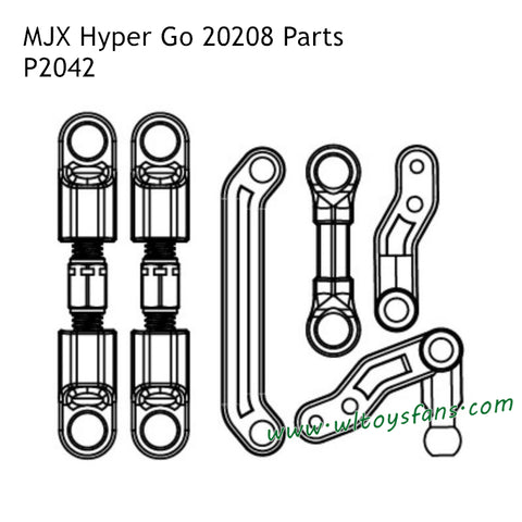 MJX Hyper Go 20208 Parts Steering Transmission Components P2042