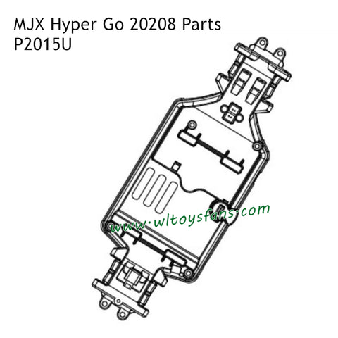 MJX Hyper Go 20208 Parts Upper Cover P2015U