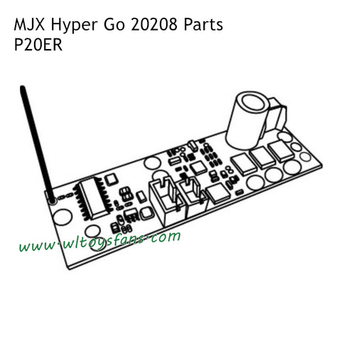 MJX Hyper Go 20208 RC Car Parts 3-IN-1 Circuit Board P20ER