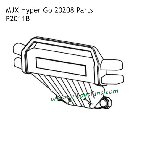 MJX Hyper Go 20208 RC Car Parts Front Bumper Assembly P2011B