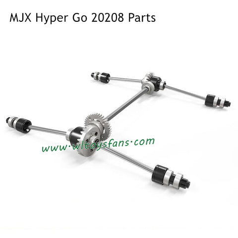 MJX Hyper Go 20208 RC Car Parts Front and Rear Differential Gear Assembly
