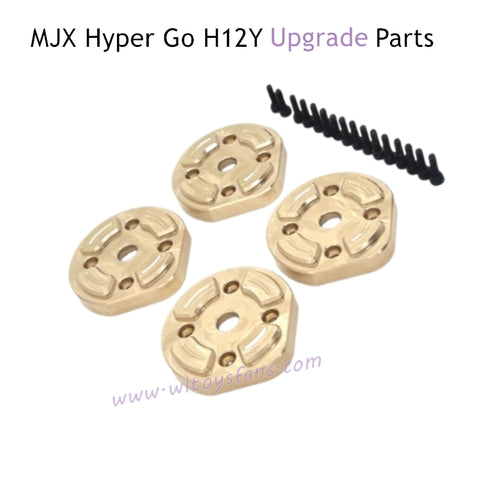 MJX Hyper Go H12Y Remote Control Upgrade Parts Brass Counterweight 4pcs