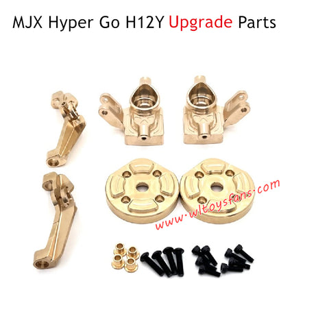 MJX Hyper Go H12Y Remote Control Upgrade Parts Front Axle Steering Cups and C Mounts