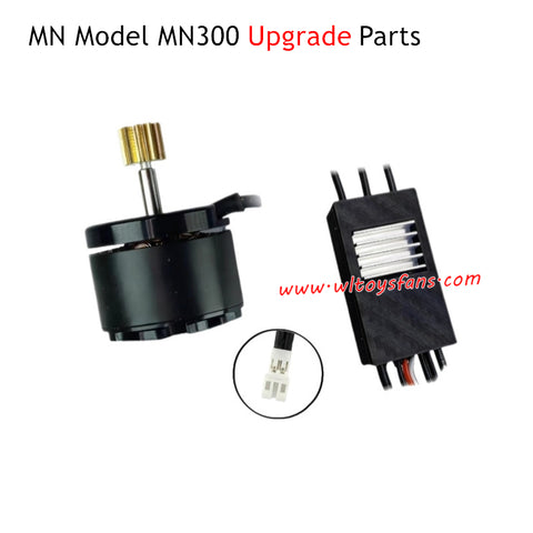MN Model MN300 RC Car Upgrade Parts Motor ESC