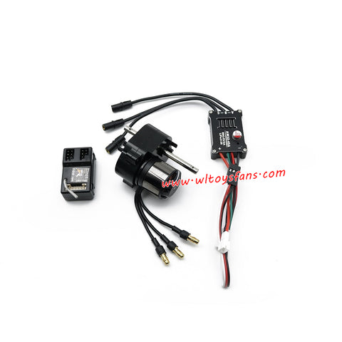 MN Model MN300 RC Car Upgrade Parts Motor and Gearbox Black