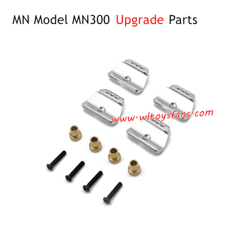 MN Model MN300 RC Car Upgrade Parts Shock Mount Silver